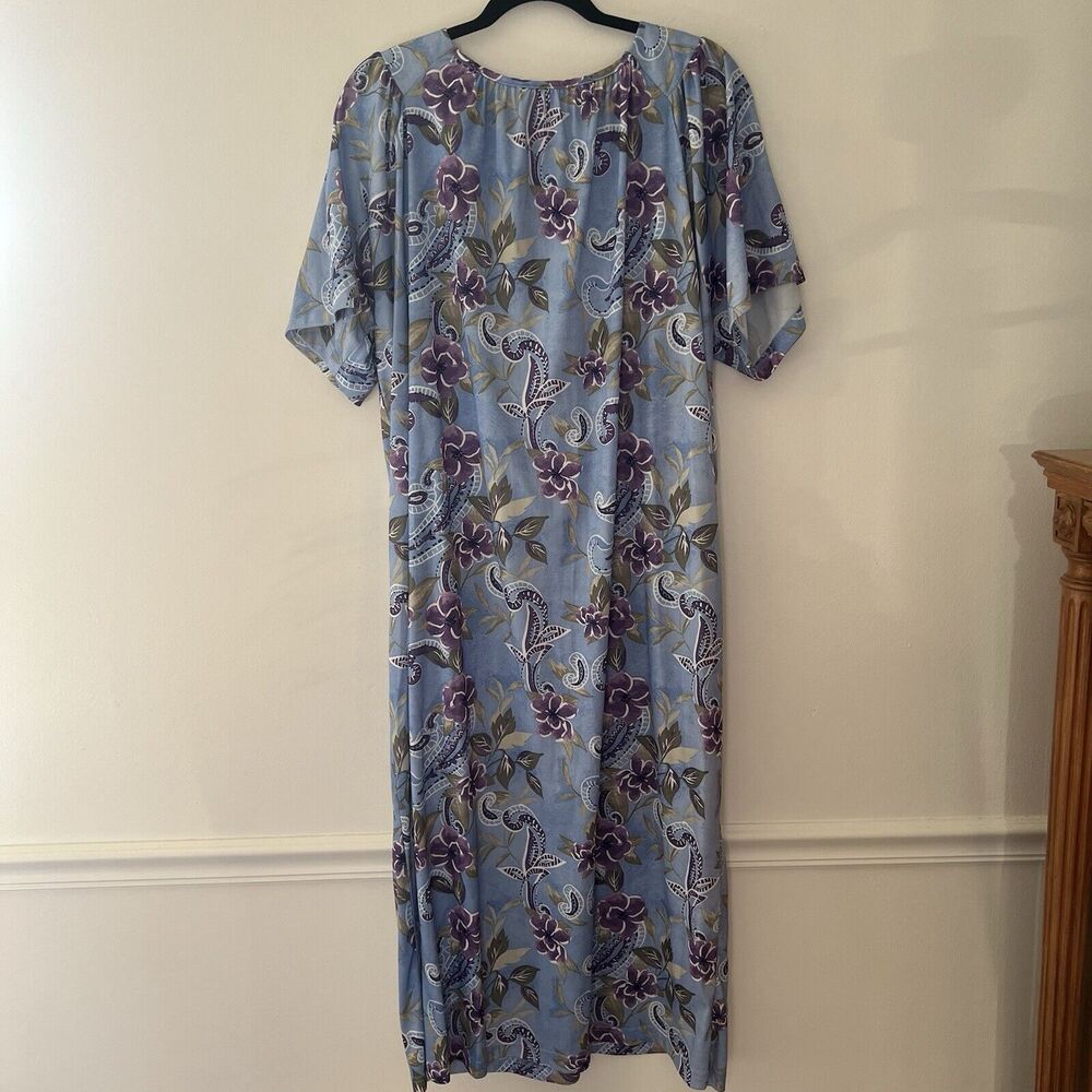 Vintage Caroll Reed Mumu‎ Nightgown Floral Long Size XL - Picture 8 of 8